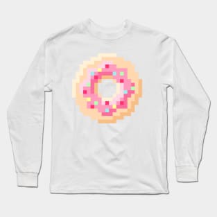 Pixel Donut Long Sleeve T-Shirt